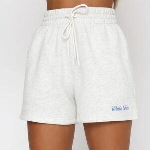 White Fox Women's Gray Lounge Shorts